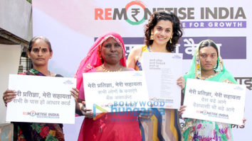Taapsee Pannu endorses a cashless economy by supporting the ‘Remonetise India’ campaign