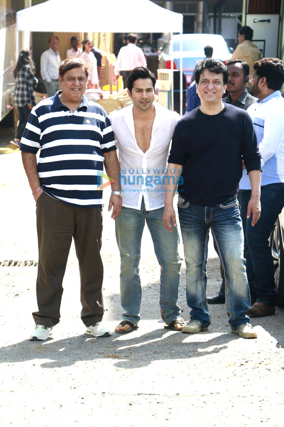 varun dhawan david dhawan and sajid nadiadwala at judwaa 20th year media meet 3