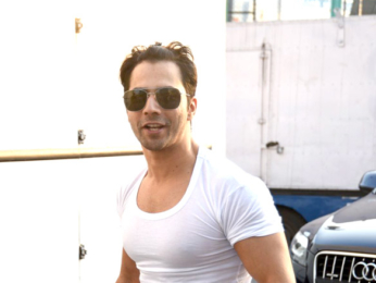 Varun Dhawan snapped as he arrives for Lakme Fashion Week