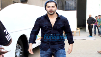 Varun Dhawan snapped at Mehboob Studio
