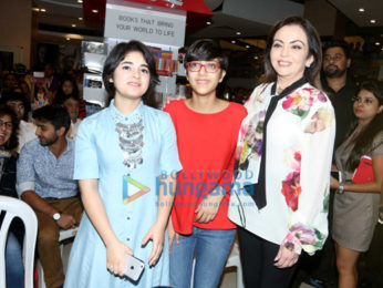 Zaira Wasim & Nita Ambani at the launch of Zuni Chopra's book 'House That Spoke'