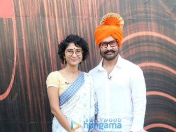 Aamir Khan & Kiran Rao promote Paani Foundation on the sets of Chal Hawa Yeu Dya