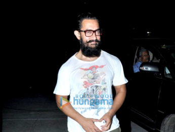 Aamir Khan & Sanya Malhotra snapped post dance practice for Secret Superstar