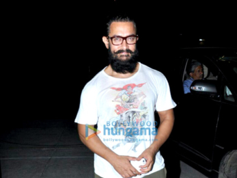 Aamir Khan & Sanya Malhotra snapped post dance practice for Secret Superstar