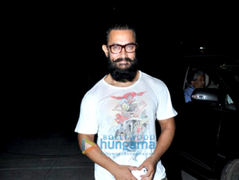 Aamir Khan & Sanya Malhotra snapped post dance practice for Secret Superstar