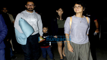 Aamir Khan departs with his family for holidays