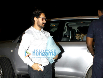 Aamir Khan departs with his family for holidays