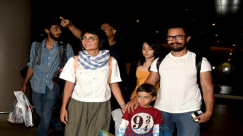 Aamir Khan returns from Thailand after his holiday with family
