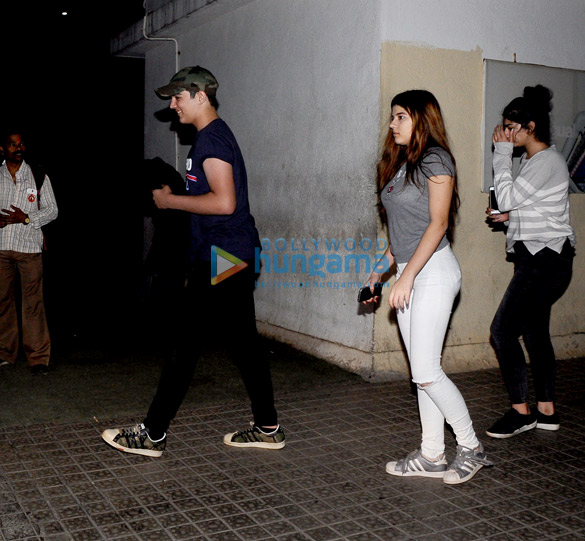 Aarav Kumar snapped with his close friends post a movie screening at PVR Juhu Aarav Kumar snapped with his close friends post a movie screening at PVR Juhu