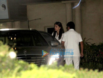 Abhishek Bachchan, Aishwarya Rai Bachchan & Kunal Kapoor snapped at Lilavati Hospital