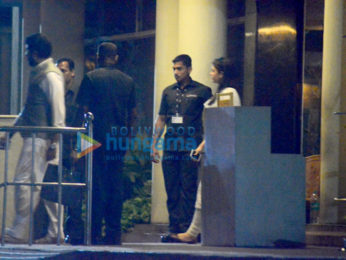 Abhishek Bachchan, Aishwarya Rai Bachchan and Sikander Kher snapped at Lilavati hospital