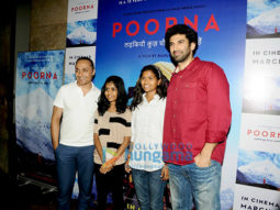 Aditya Roy Kapur, Dia Mirza and others at Poorna’s screening