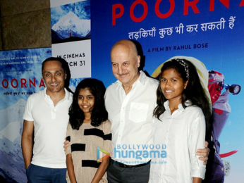 Aditya Roy Kapur, Dia Mirza and others at 'Poorna' screening