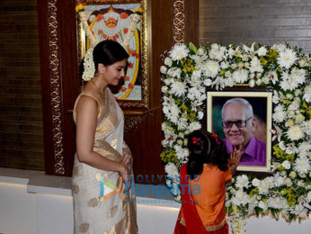 Aishwarya Rai Bachchan's (late) father Krishnaraj Rai's shraddhanjali ceremony at 'Bunts Sangha Bhavan'