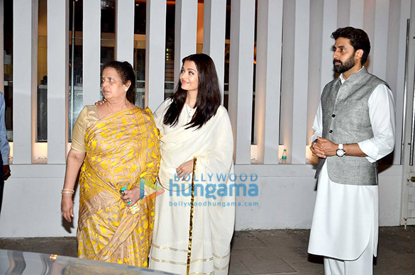 aishwarya rais father shraddhanjali dinner 1