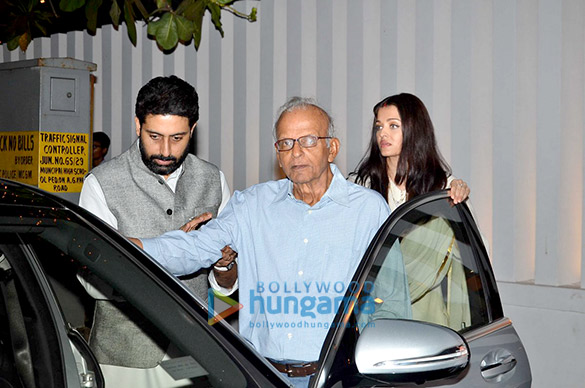 aishwarya rais father shraddhanjali dinner 2