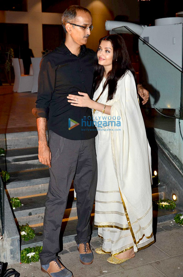 aishwarya rais father shraddhanjali dinner 3