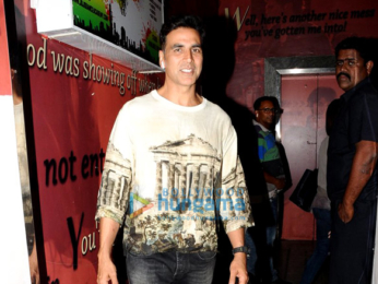 Akshay Kumar, Twinkle Khanna & Aarav snapped at PVR, Juhu