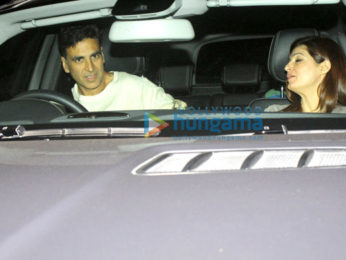Akshay Kumar, Twinkle Khanna & Aarav snapped at PVR, Juhu