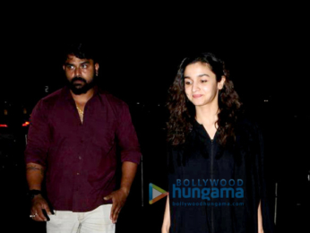 Alia Bhatt snapped at the airport while leaving for London