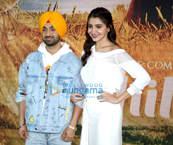 anushka sharma diljit dosanjh grace the media meet of phillauri 2