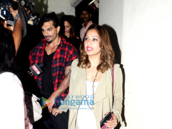 Bipasha Basu & Karan Singh Grover snapped post a movie screening at PVR Juhu