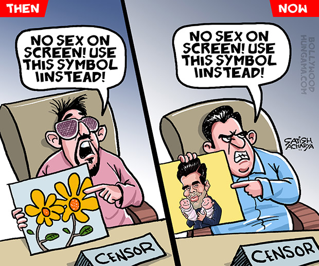 Bollywood Toons Karan Johar effect on screen!