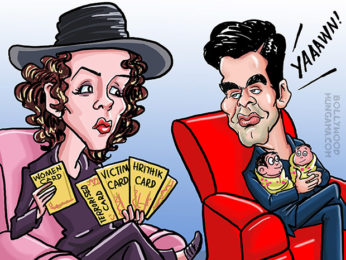 Bollywood Toons: Karan Johar vs Kangna Ranaut!
