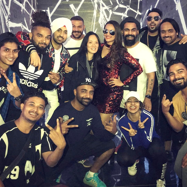 Check out Sonakshi Sinha shoots a song 'MYL' for Noor with Diljit Dosanjh and Badshah-2