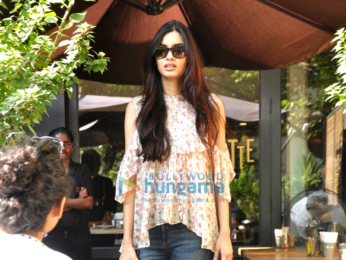 Diana Penty snapped post lunch at Suzette, Bandra