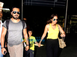 Emraan Hashmi, Farhan Akhtar, Kalki Koechlin and Prachi Desai snapped at the airport