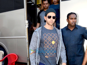 Hrithik Roshan snapped post ad shoot in Mehboob Studio