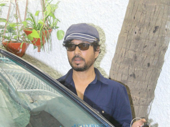 Irrfan Khan snapped in Juhu