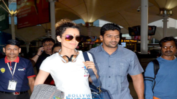 Kangna Ranaut snapped at the airport