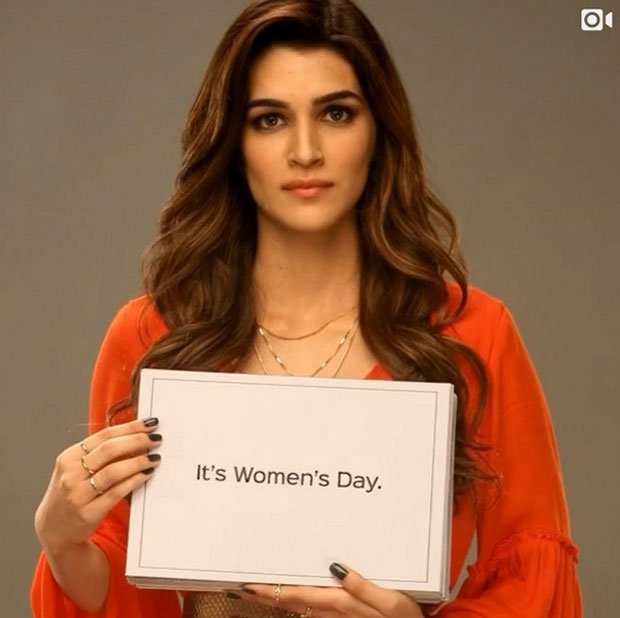 Kriti Sanon is done talking about International Women’s Day