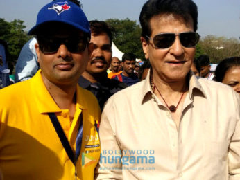 Kunal Kapoor and Jeetendra at 'Juhu Half Marathon'