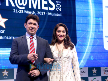 Madhuri Dixit & Sriram Nene grace FICCI FRAMES 2017