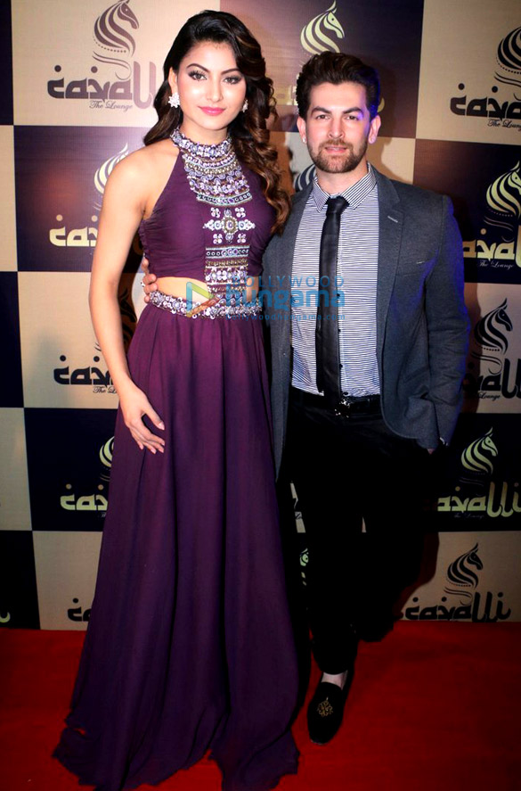 neil nitin mukesh sophie choudry and urvashi rautela grace the launch of cavalli lounge 2