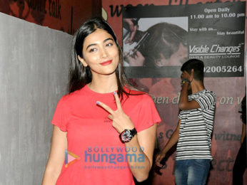 Pooja Hegde snapped post screening of 'Lion' at PVR, Juhu