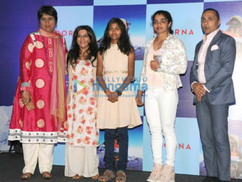 Rahul Bose, Zoya Akhtar & Barkha Dutt at their film Poorna's promotions
