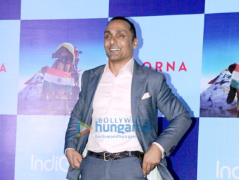 Rahul Bose, Zoya Akhtar & Barkha Dutt at their film Poorna's promotions