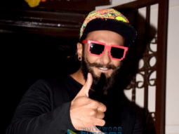 Ranveer Singh snapped at a dubbing studio in Bandra