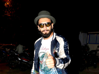 Ranveer Singh snapped post gym workout in Bandra