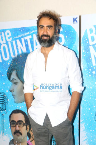 Ranvir Shorey snapped at the media meet of his film Blue Mountains