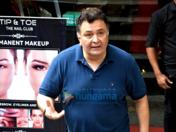 Rishi Kapoor snapped in Bandra