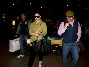 Saif Ali Khan & Kareena Kapoor Khan return from London