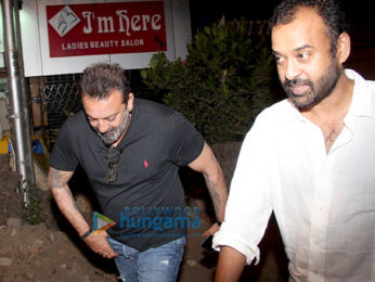 Sanjay Dutt & Madhu Mantena snapped in Bandra