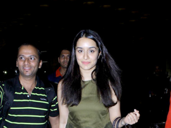 Shraddha Kapoor snapped while going to Bangkok