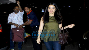Shraddha Kapoor snapped while going to Bangkok