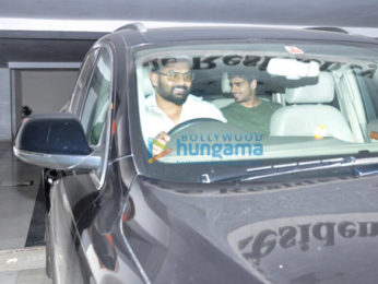 Sidharth Malhotra, Alia Bhatt & Badshah snapped post dinner at Karan Johar's house